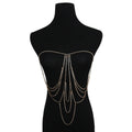 Hot Selling Rhinestone Jewelry Diamond Swimwear Accessories Rhinestone Claw Chain Body Bikini Clothing Chain