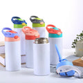 Hot Sale 350ml Stainless Steel Insulated Kids Tumblers Straight Thermos Sippy Water Bottles for Children Sublimation Blanks