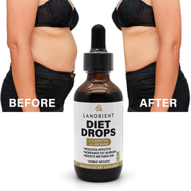 LANORIENT Hot Sale Weight Loss Drops Best Diet Drops for Fat Burner Effective Appetite Suppressant & Metabolism Booster Keto Die