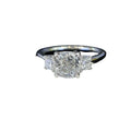 Ruyi Custom 1.5CT Cushion Forever Design Lab Diamond Engagement Wedding Ring VS IGI HPHT CVD 14K 18K Pt950 Real Classic Parties