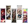 25*75CM Anime Straw Hat Pirates Canvas Luffy Zoro Nami HD Print One Pieces Poster