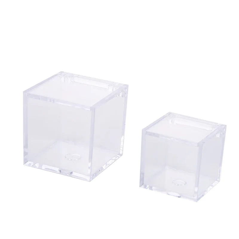 Wholesale High Quality Custom Made Plastic Storage Boxes s Cube Small Acrylic Box