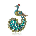 2025 Luxury Rhinestone Animal Brooch Pins Peacock Brooch Wedding Cloth Decoration