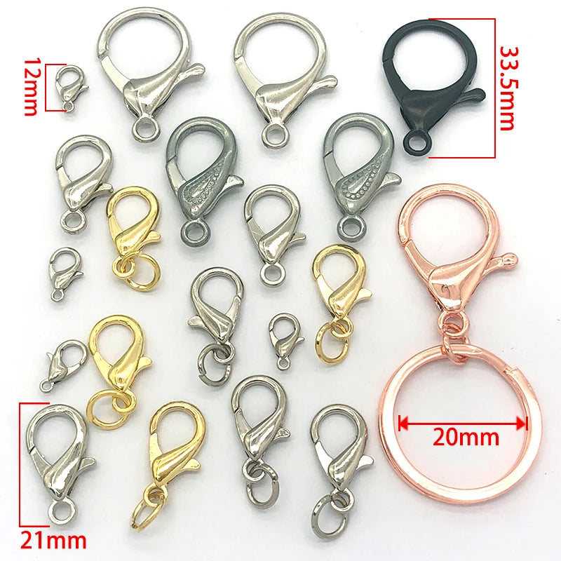 New Swivel Clasps Lanyard Snap Hook Metal Swivel Lanyard Snap Hook Lobster Claw Clasp