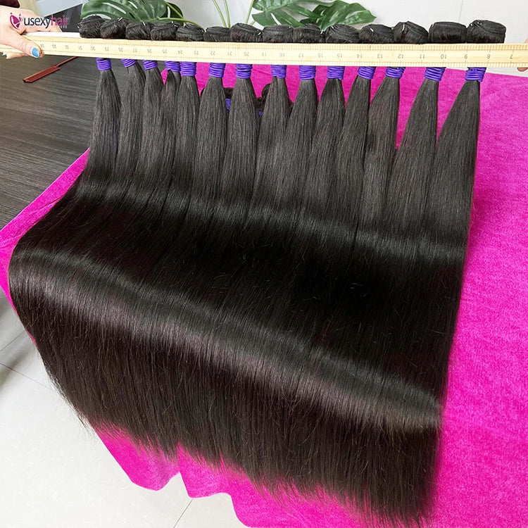 Factory Direct 12A Mink Brazilian Human Hair Bundles Weave Wholesale Virgin Hair Vendors Brazilian Hair Tangle Free and No Shed