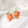 2023 Singoli JY23-03-022 Fashion Summer Colorful Berry Drop Earrings Cartoon Orange Unisex Anniversary