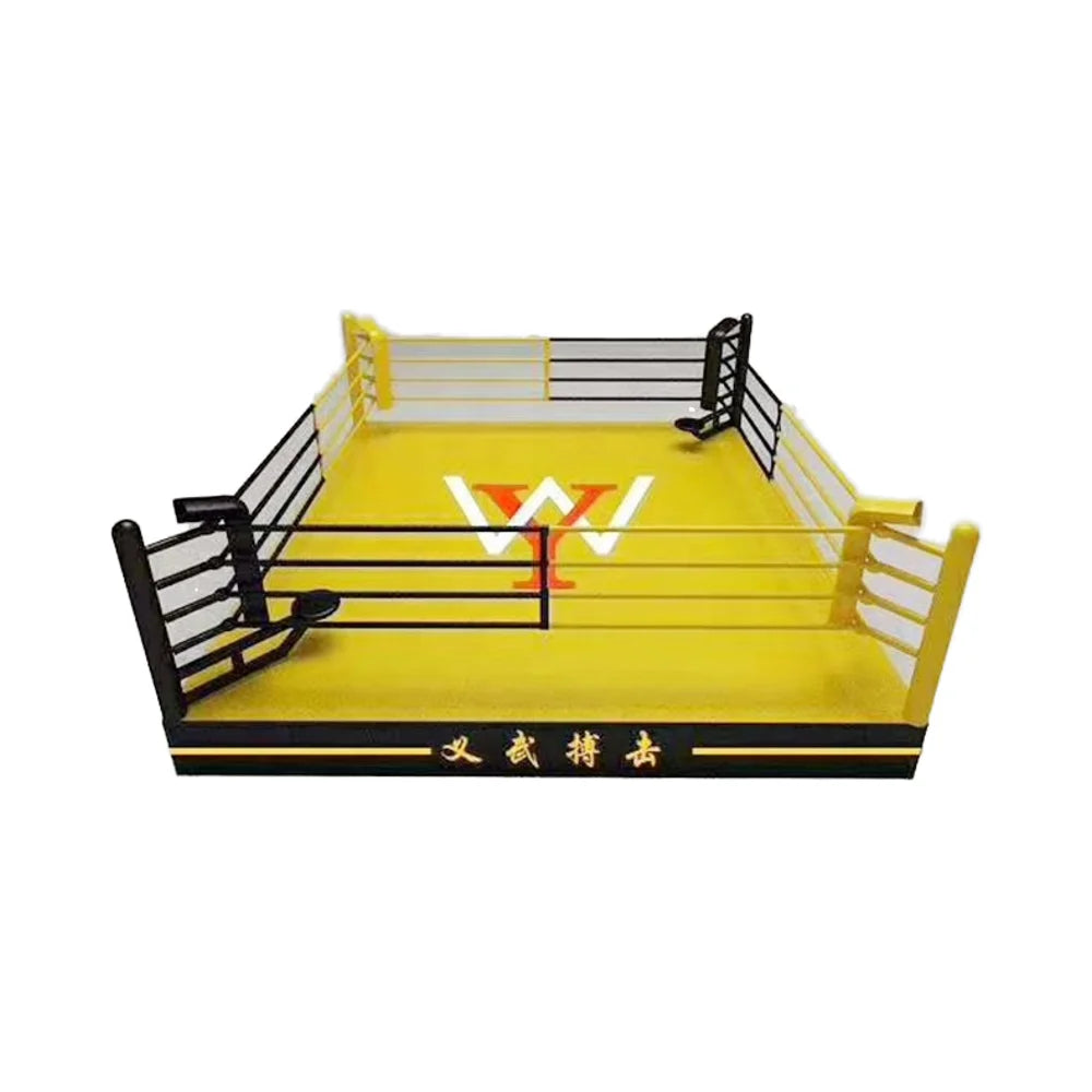 Professional AIBA Standard Official Competition Boxing Ring UFC MMA Certified Heavy-Gauge Steel 7.8m 6m Sizes Customizable Color