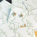 Wholesale Earrings and Necklace Paper Cards Packaging Jewelry Display Custom Earring Card with Logo