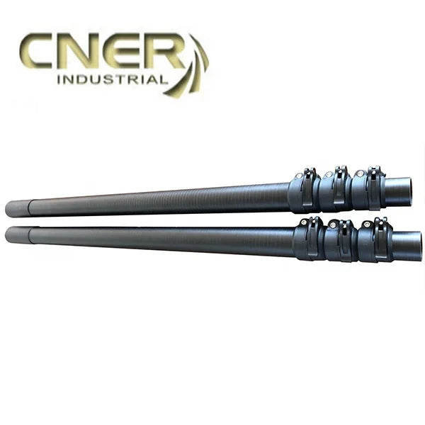Carbon Fibre Telescopic Tube Clamps / Survey Telescopic Poles with 6 Meters Length