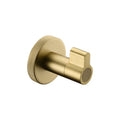 Luxury Modern Design 5-Piece Home Bathroom Accessories Set Wall-Mounted Brass Towel Bar Toilet Paper Holder Brushed Metal Finish