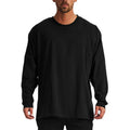 Custom Logo Oversize Loose Fashion Gym Fitness Men's Casual O Neck Comfortable Cotton Autumn T-shirt