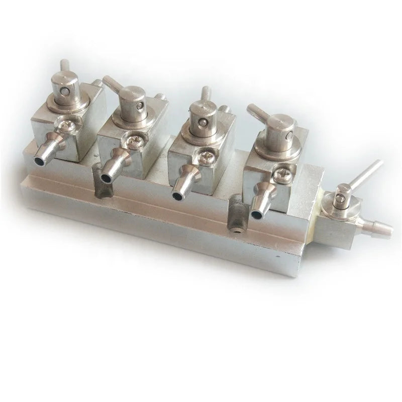 4 Channels Inkjet Printer Print Head Cleaning Valve Infiniti Phaeton Gongzheng Liyu Printer Washer Metal Ink Control Valve