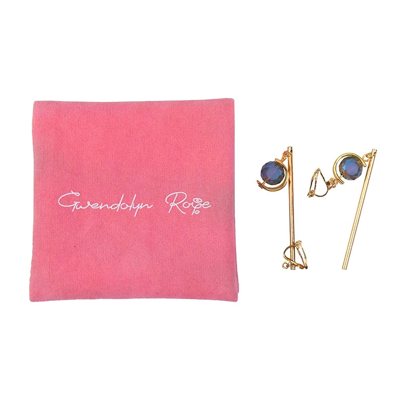 Soft Velvet Pouch with Snap Closure Compact Travel Storage Bag for Earrings Rings Necklaces Custom Logo Available MegaBDM