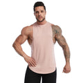 AOFIT Men's Compression Sleeveless Tank Tops Muscle Cut off Shirts Exercise Fitness Yoga 92% Polyester 8% Spandex Elastic Waist