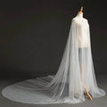 Genya Pearls Mesh Shawl Bride Wedding Shawls and Wraps Evening Prom Party Dresses Bolero Cover up for Women Shrug Wedding Cape