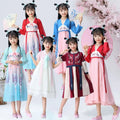 2026 New Arrivals Fancy Child Girls Carnival Dress Princess Cosplay Party Performance Clothes Chinese Traditional Hanfu Costume