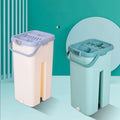 360 Self Dry Squeeze Microfiber Cleaning Easy Flat Mop Bucket