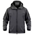 Unisex Winter Motorcycle Soft Shell Jacket Breathable Polyester Fleece Stand Collar Plaid Zipper Design Windproof WarmthTM