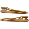 Factory Brass Tie Clip Metal Fashion Design Cuff Link Custom Metal Cufflinks and Tie Clip Set