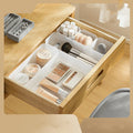 OWNSWING 4PCS/5PCS/6PCS PP Drawer Organizator Divider for Office Plastic Makeup Drawer Storage Box