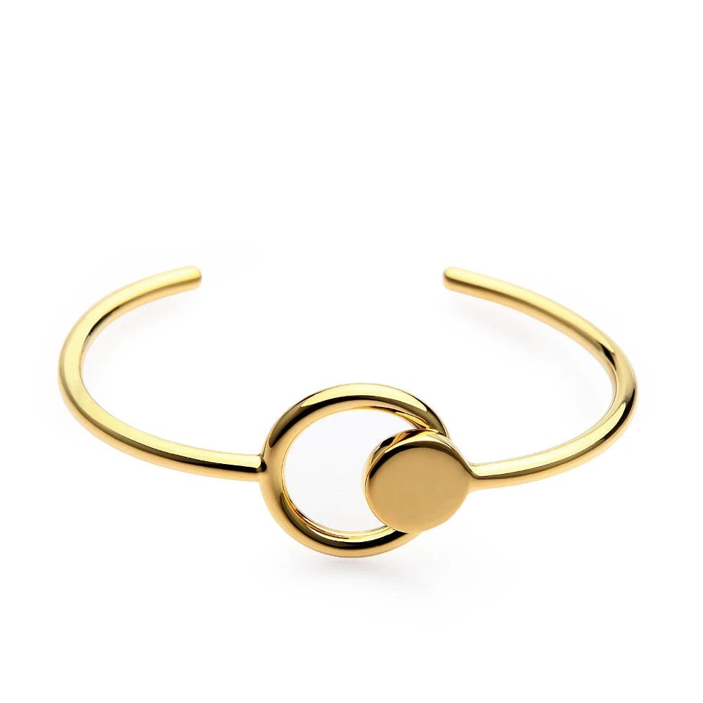 Fashion Women's  Bracelets 18K Gold Filled Trendy Bangles Jewelry Accessories Pulseiras