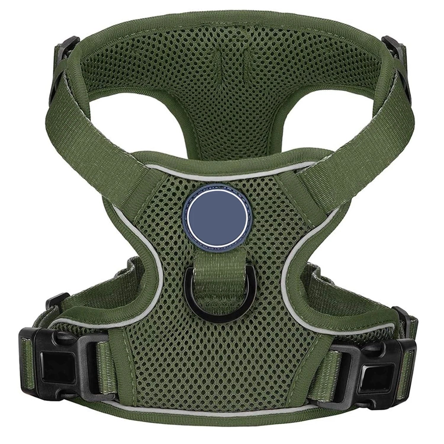 Hot Sale No Pull Luxury Reflective Dog Walking Pet Vest Soft Mesh Padding Harness Small Animals Polyester Nylon Leather