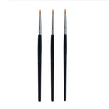 Private Label Vegan Eye Liner Eyeliner Brush Makeup With Wood Handle