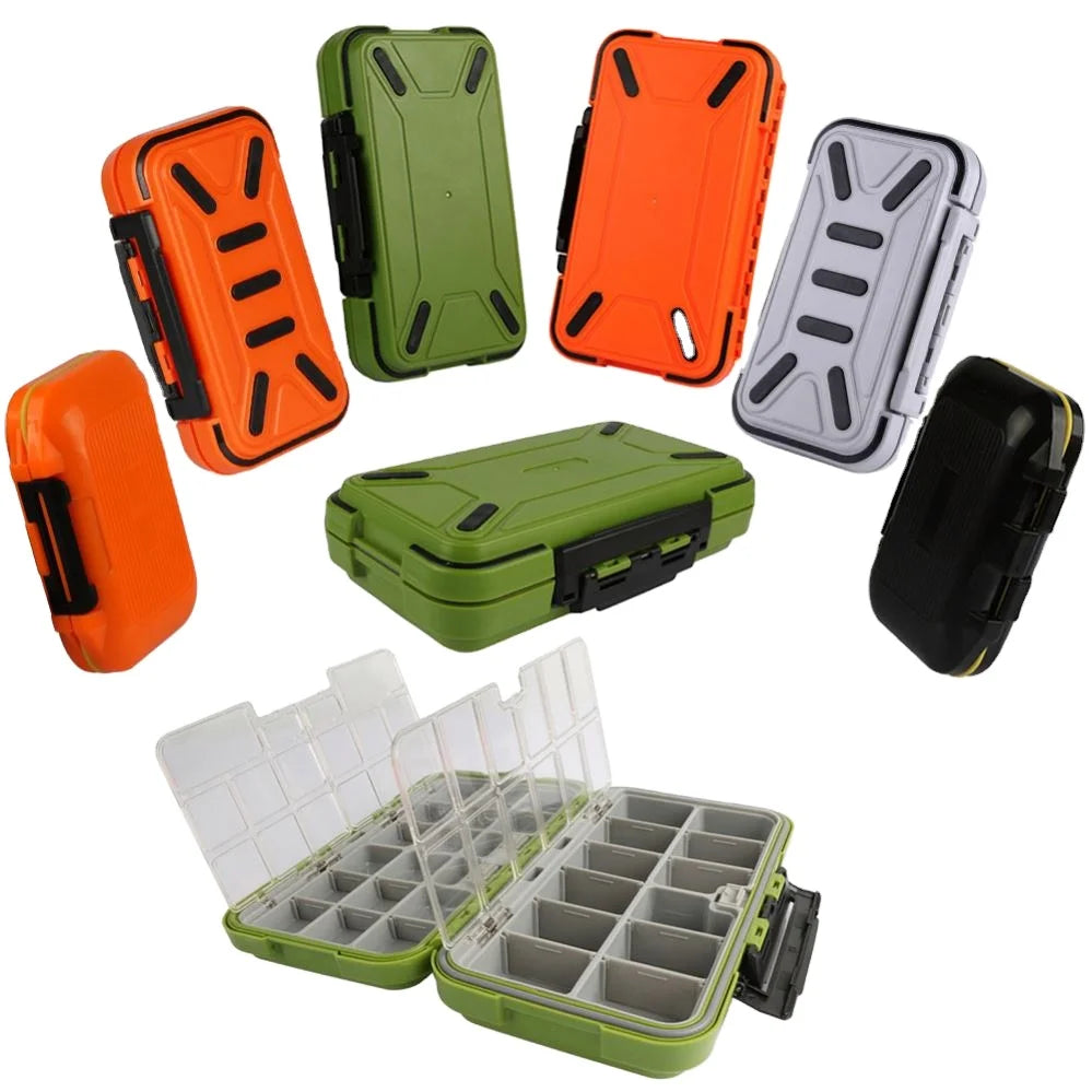 So-Easy Double Sided Carp Fishing Tackle Box 12 Compartments Bait Lure Hook Storage Box Carp Fishing Accessories Plastic Storage Case