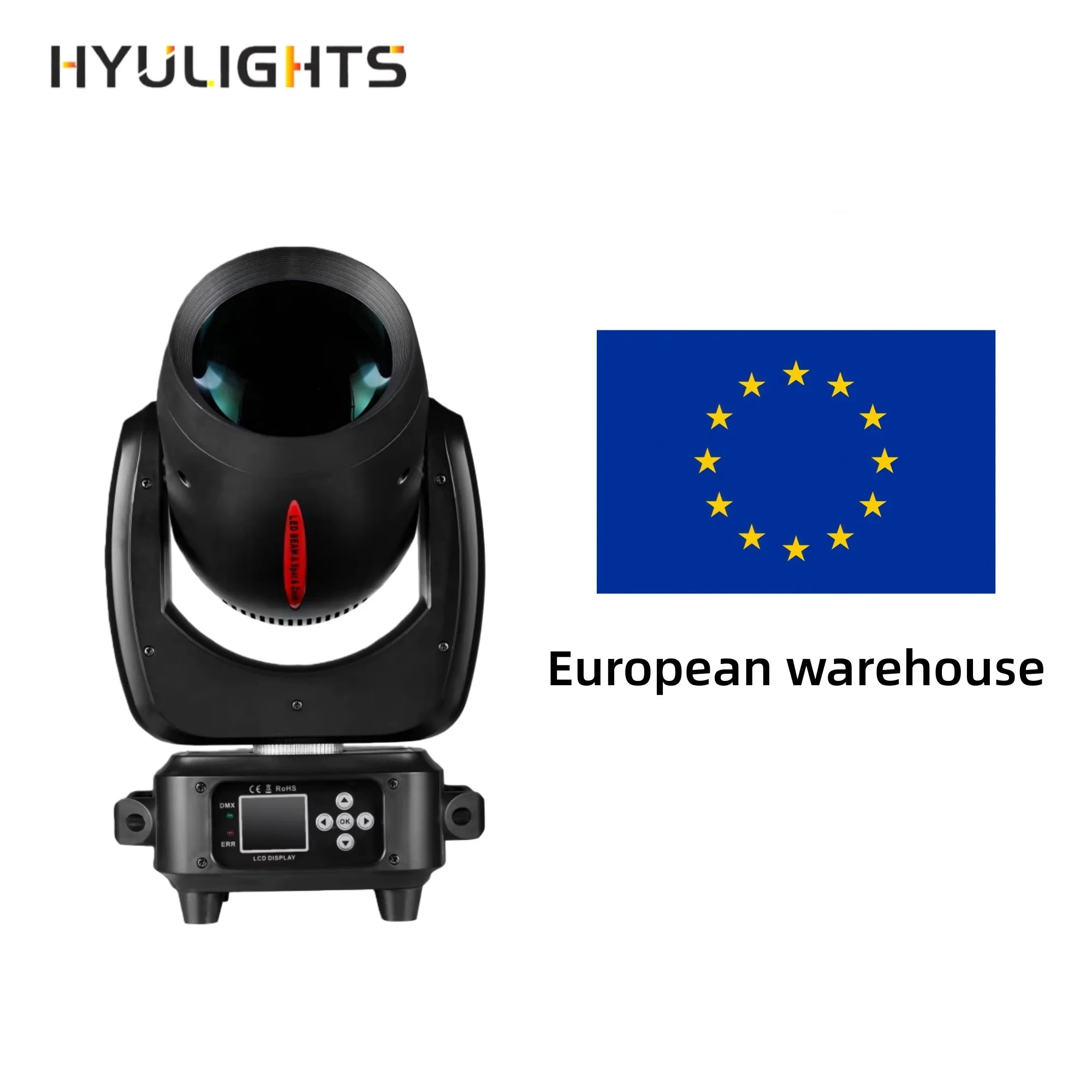 200W LED Moving Head Stage Light 24 Rotating Prisms 14 Gobos 11 Color Wheels 3D Prism 7in1 rainbow Effect DMX512 Beam Spot
