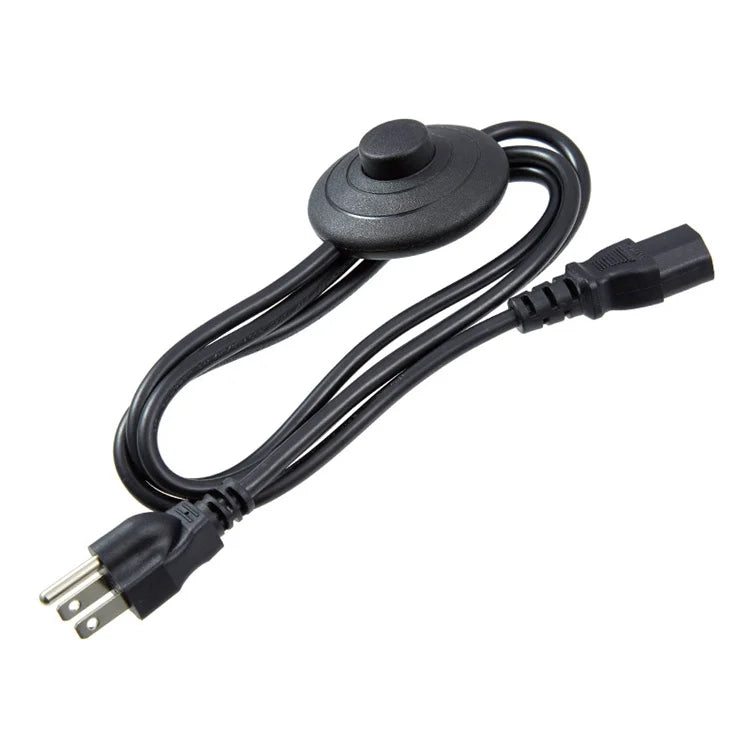Hot Sale CE Approval European 2 Pin Plug Salt Lamp Extension Power Cord With 317 On/Off Switch Foot Pedal Switch