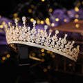 CZ Head Wear Wedding Tiara Accesorios Para Cabello for Bride Bridal Headpieces Crystal Head Band Miss Universe Crown BC6661