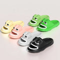 New Arrival Frog Slippers Female Summer Cute Cartoon Animal Man Indoor Bathroom Outside Wear Soft Cloud Sandals