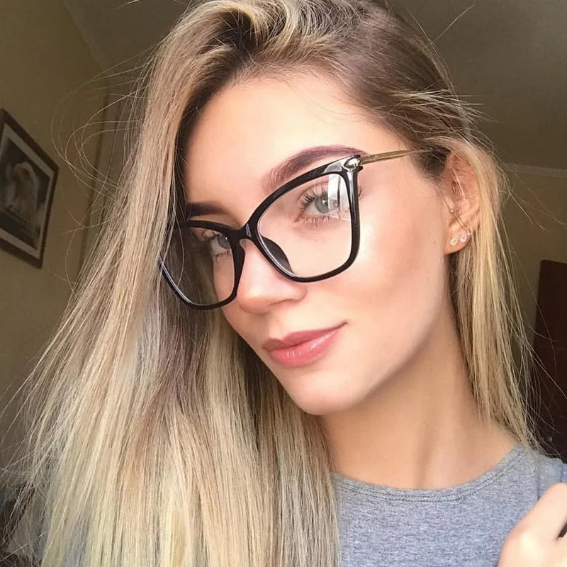 High End Ladies TR90 Cat Eye Eyeglasses Women Vintage Optical Frame Classic Eyewear Multicolor Glasses Frames