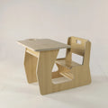 All-in-One Modern Plywood Student Desk Set for Children Simple and Stylish Combined Tables and Chairs for Bedroom Use