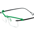 Titanium Semi Rim Glasses Men Prescription Eyeglasses Frame Women Ultralight Myopia Optical Frameless Eyewear