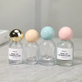 Color Ball Cover Custom Transparent Glass Spray Replacement Bottles Capacity 30ml 50ml Empty Perfume Bottle