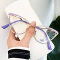 MK68006 New Fashion Cat Eye Anti Blue Light Blocking Glasses Trendy Optical Eyeglasses Frames Pour Femmes Montures Des Lunettes MegaBDM