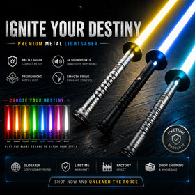 Lightsaber Wholesale Manufacturer Factory Direct Low MOQ Easy Start Support Dropshipping for US EU Distributor How to Be Agent