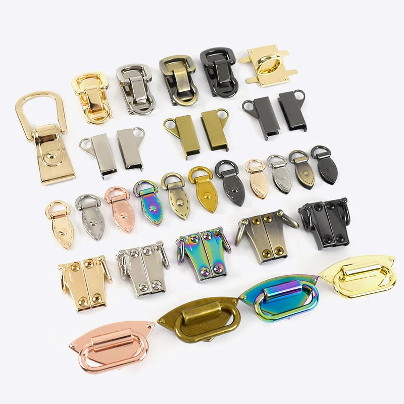 Meetee F1-20/AP631/AP298 Color Bag Chain Connector Handle Ring Buckle Handbag Hardware Accessories Alloy Side Clip