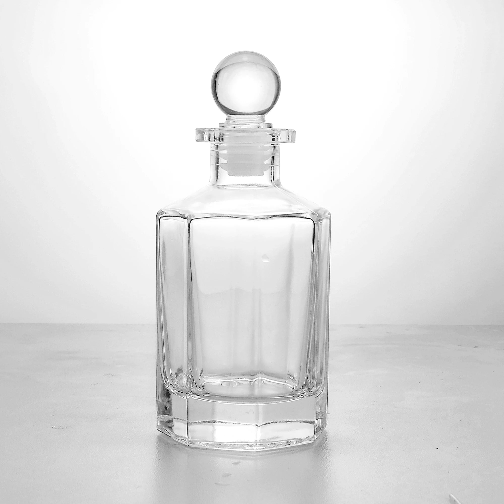 Clear Empty Reed Glass Diffuser Aroma Glass Bottle for Room with Ball Stopper