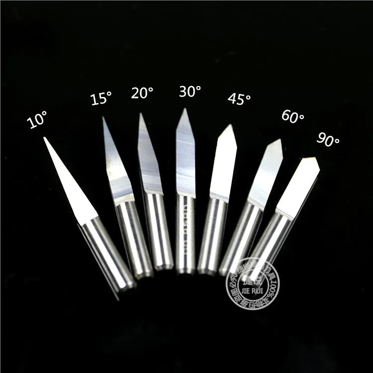 3.175mm Flat Bottomed sharp Knife Cutting Half sharp Knife Taper Engraving MegaBDM