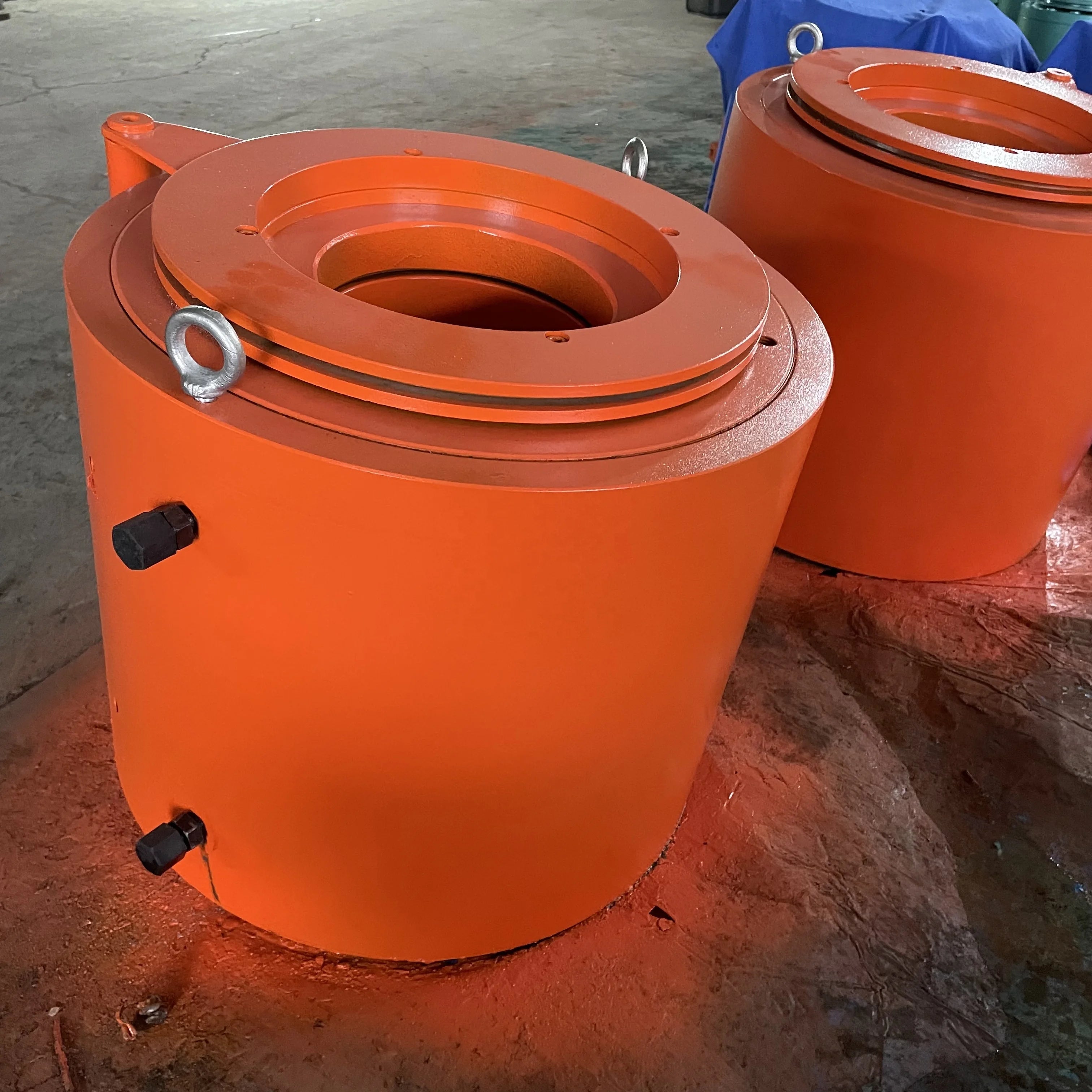 Foundation Pit Slope Tensioning Equipment 50T 65T 75T 80Ton 110T 250 Ton Hollow Jack 100 Ton Hydraulic Cylinder Prestressed Jack