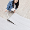 Durable Modern PVC Floor Sticker Roll Peel and Stick Vinyl Flooring for Living Room Warehouse Hospital & Workshop Use