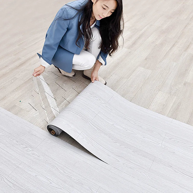 Durable Modern PVC Floor Sticker Roll Peel and Stick Vinyl Flooring for Living Room Warehouse Hospital & Workshop Use