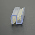 Small Clip Promotion Display Label Holder Plastic PVC Extrusion  Plastic Strip for Supermarket store and so on