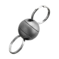 TGZUO Heavy-Duty Titanium Small Key Connector Rotating Titanium Keychain for Men and Women Durable EDC Hand Tool