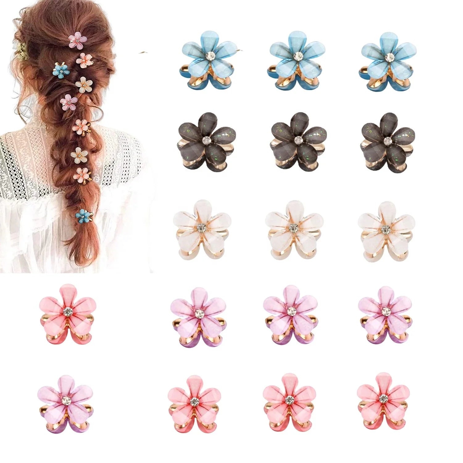 Fashion Women Girls Elegant Pearls Hair Pin Set Sweet Kids Ornament Hair Clips Grips Barrettes Hair Accessories for Woman Archer