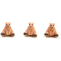 Handmade Small Murano Glass Animal Little Bear Figurine