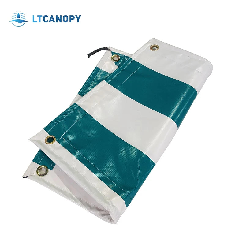 Litong Customized PVC Coated Tarpaulin Awning Shade Wholesale Waterproof Tarpaulin Roll