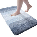 Modern Striped Microfiber Eco-Friendly Anti-Slip Bathtub Shower Mat for Kid Super Water Absorbent Bathroom Floor Mat